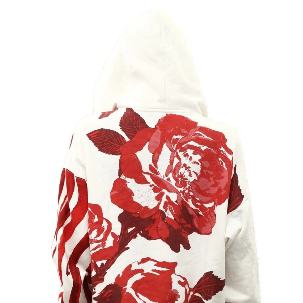 Free People We The Free It's A Vibe Placed Print Hoodie Top Oversized S 288598